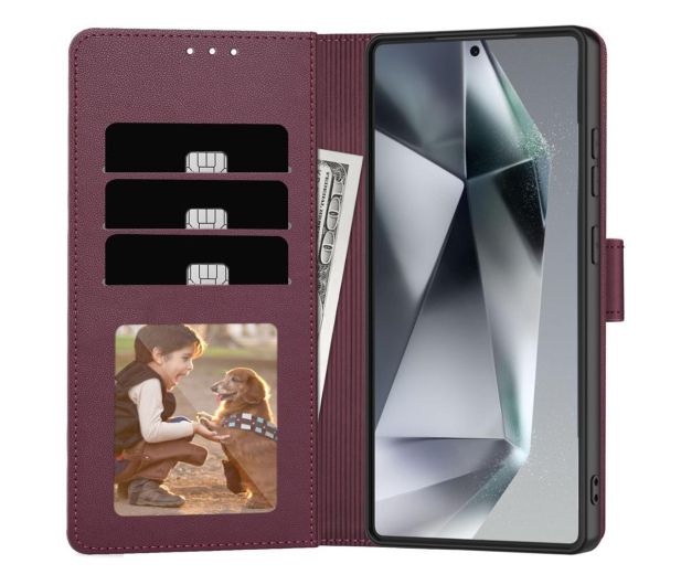 TECH-PROTECT Wallet do Redmi Note 14 Pro 5G / POCO X7 5G Mulberry - 1318581 - zdjęcie 2